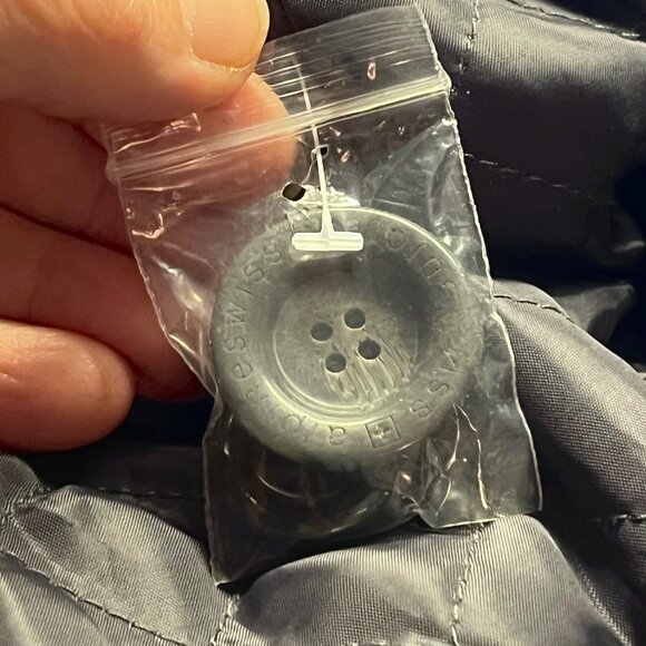 Alpine‎ Swiss Womens Gray Wool Blend Coat Double Breasted Long Overcoat 2XL - Picture 9 of 9